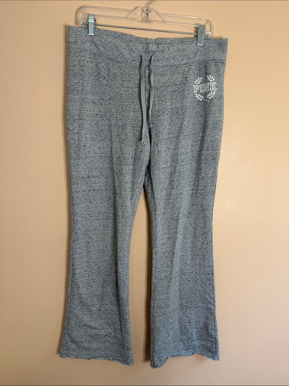 PINK Victoria's Secret Gray Heather Boot Cut Lounge Pants